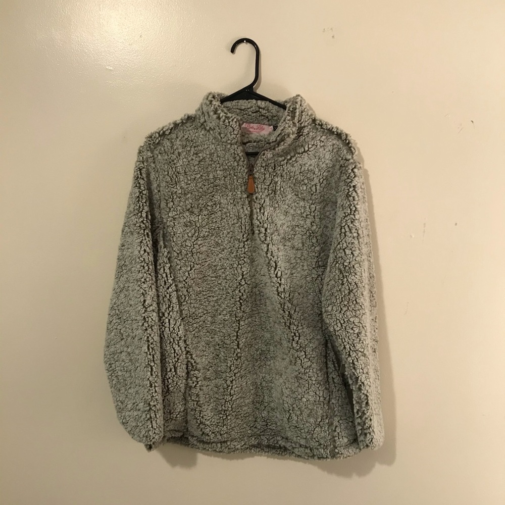 Pink Lily Sherpa Pullover